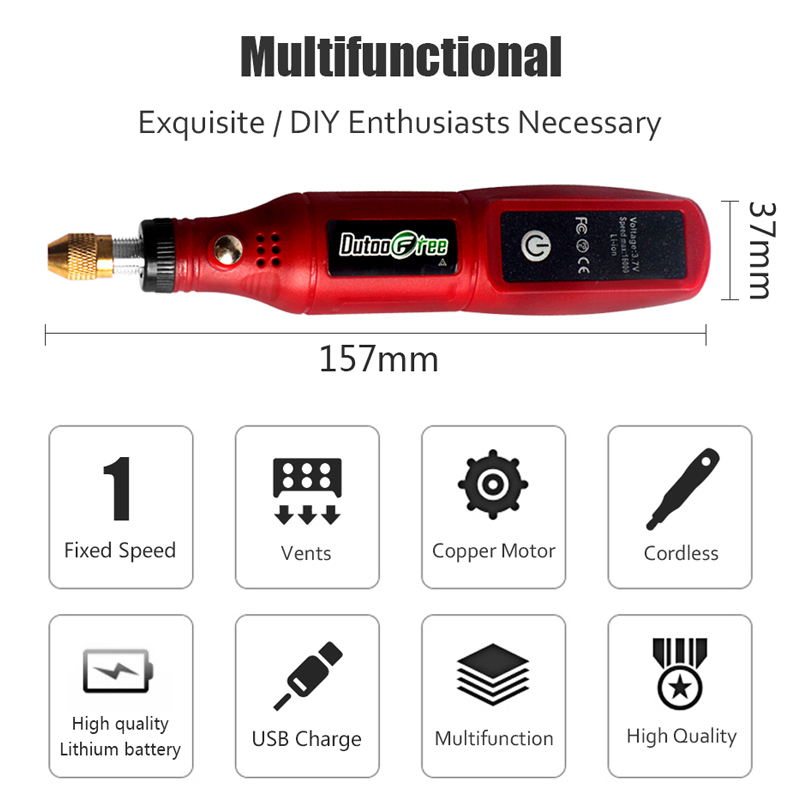 Kit de herramientas rotativas  - Cordless Rotary Tool Kit Accessories reseña y precio