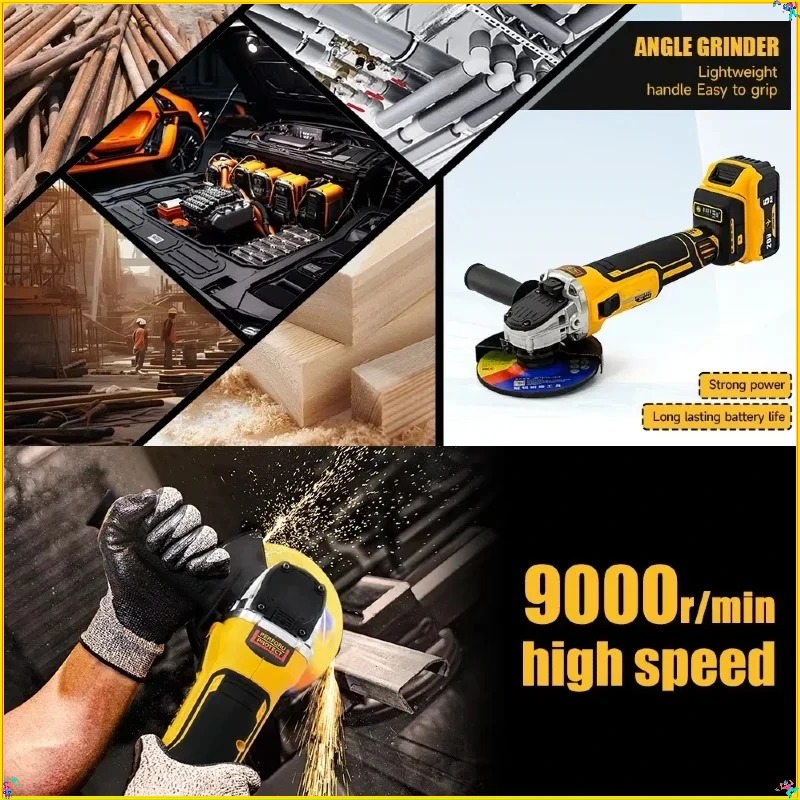 Amoladora Angular de Cabezal P - Brushless Angle Grinder Battery Powered reseña y precio