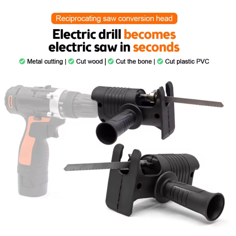 Adaptador de sierra eléctrica  - Reciprocating Saw Attachment Drill reseña y precio