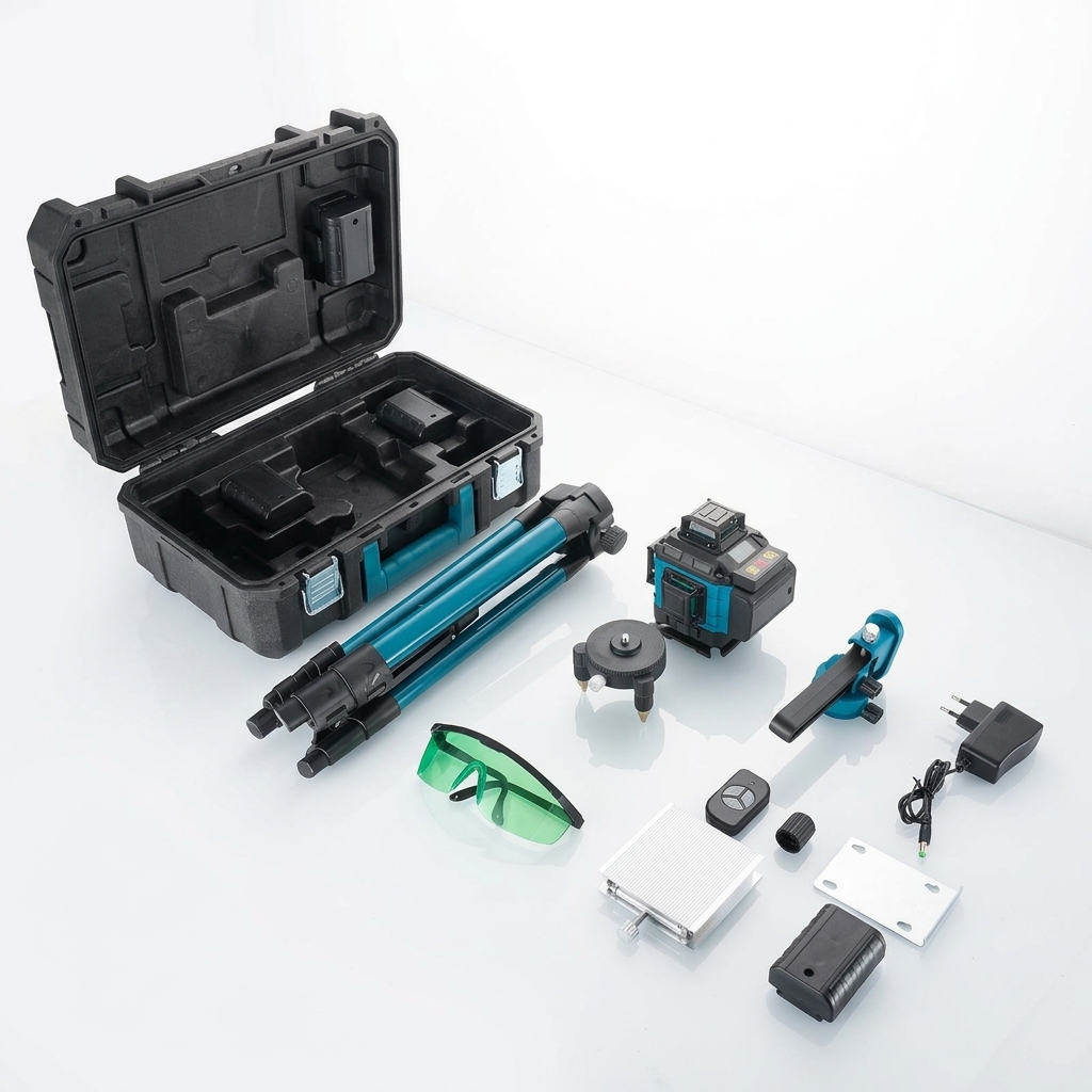 Nivel láser verde de 16 líneas - Laser Level 16 Lines 4D Green reseña y precio