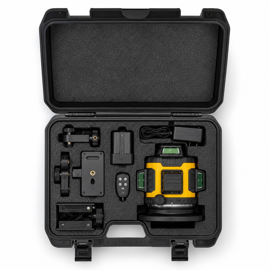 Nivel láser verde de 16 líneas - Laser Level 16 Lines 4D Green reseña y precio