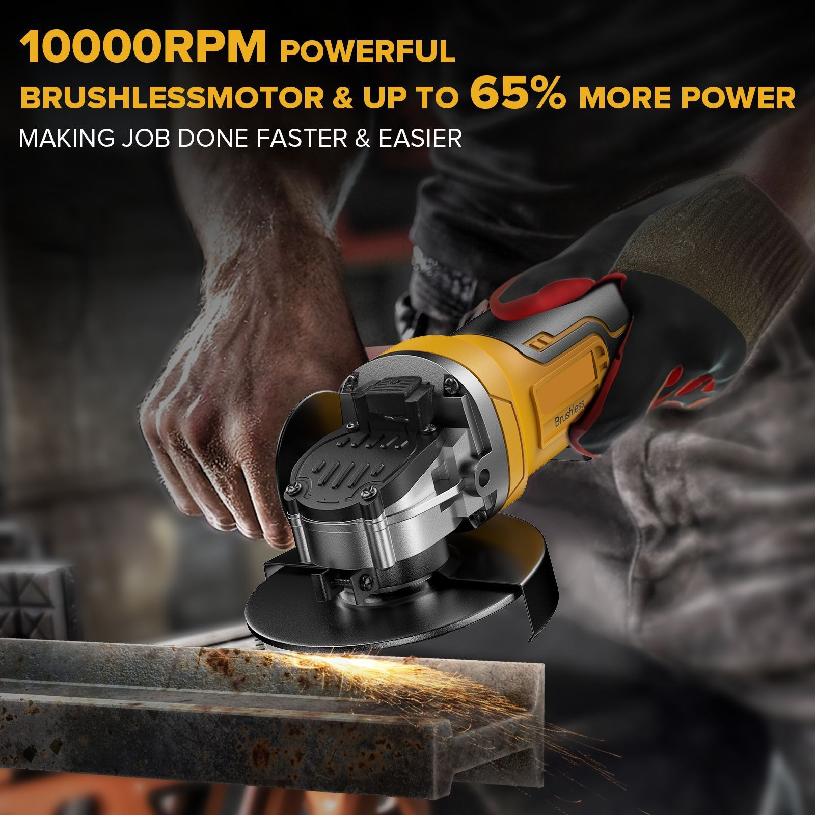 Amoladora angular sin escobill - Brushless Angle Grinder Battery Powered reseña y precio