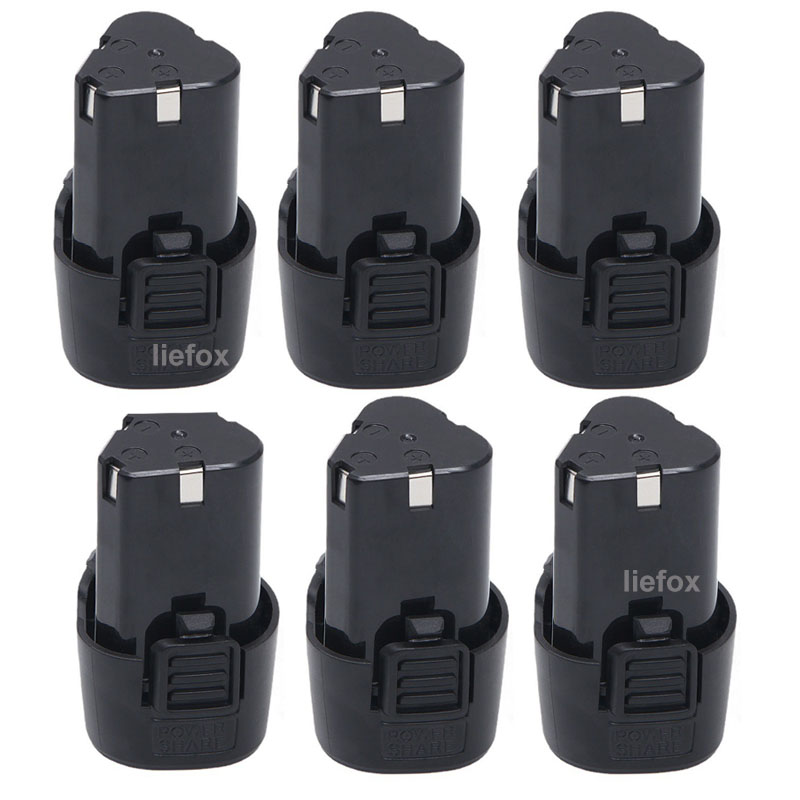 1-6 Piezas de Baterías Recarga - Power Tools reseña y precio