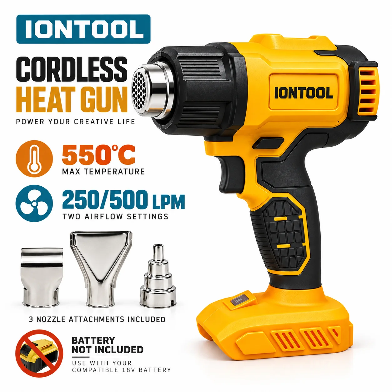 Pistola de calor inalámbrica a - Cordless Heat Gun For Shrink Tubing reseña y precio