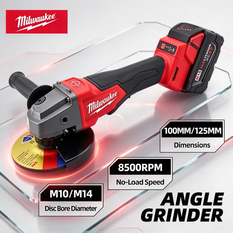 Nueva Amoladora Angular Milwau - Brushless Angle Grinder Battery Powered reseña y precio
