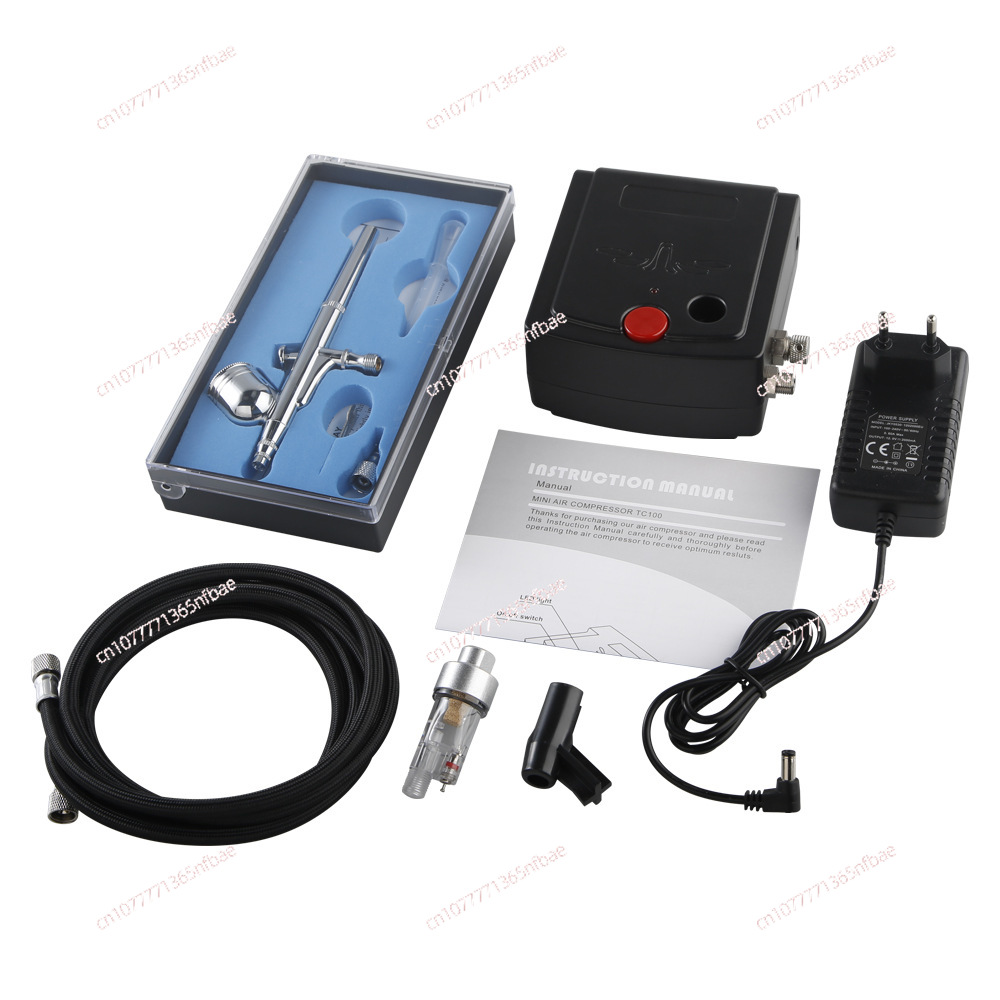 Kit de Compresor de Aerógrafo  - Airbrush Kit With Mini Compressor reseña y precio